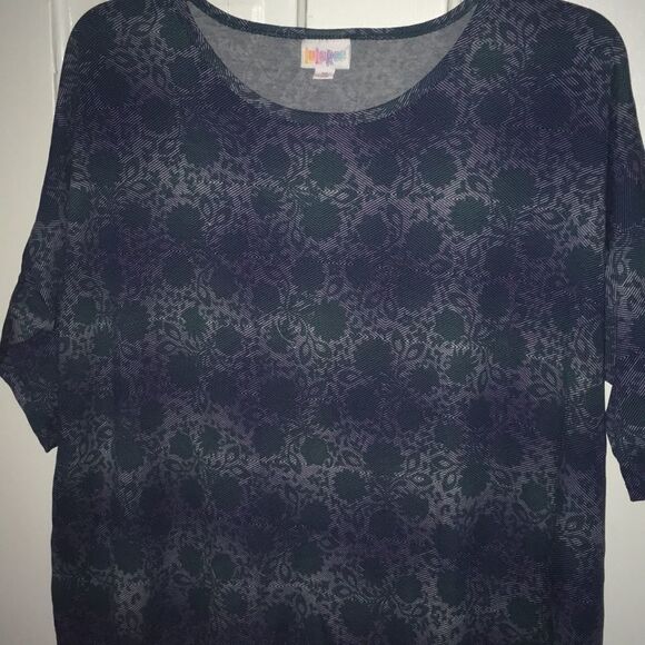 M Floral LuLaRoe Irma Tunic - Picture 1 of 2